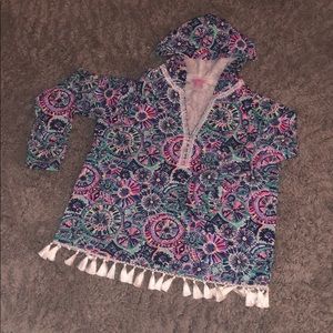 Lilly Pulitzer Tassel Hooded Pullover